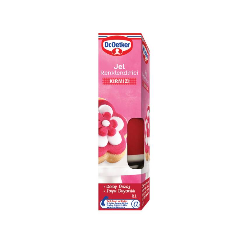 Dr.Oetker Jel Renklendirici Kırmızı 10 G - 1