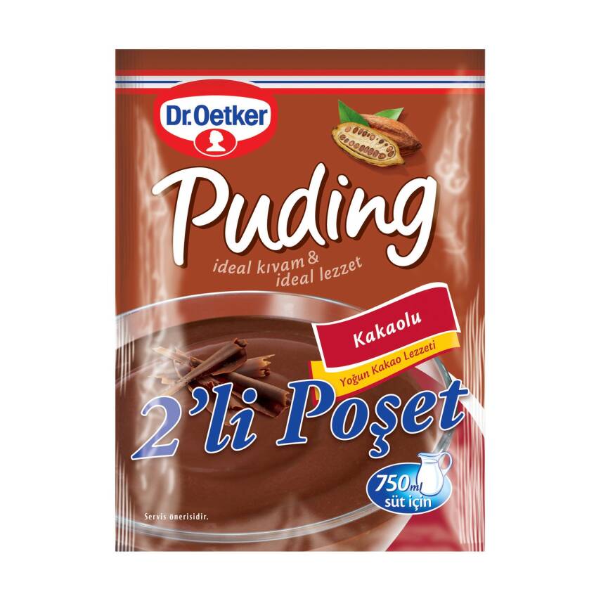 Dr.Oetker Kakaolu Puding 2'li 294 G - 1
