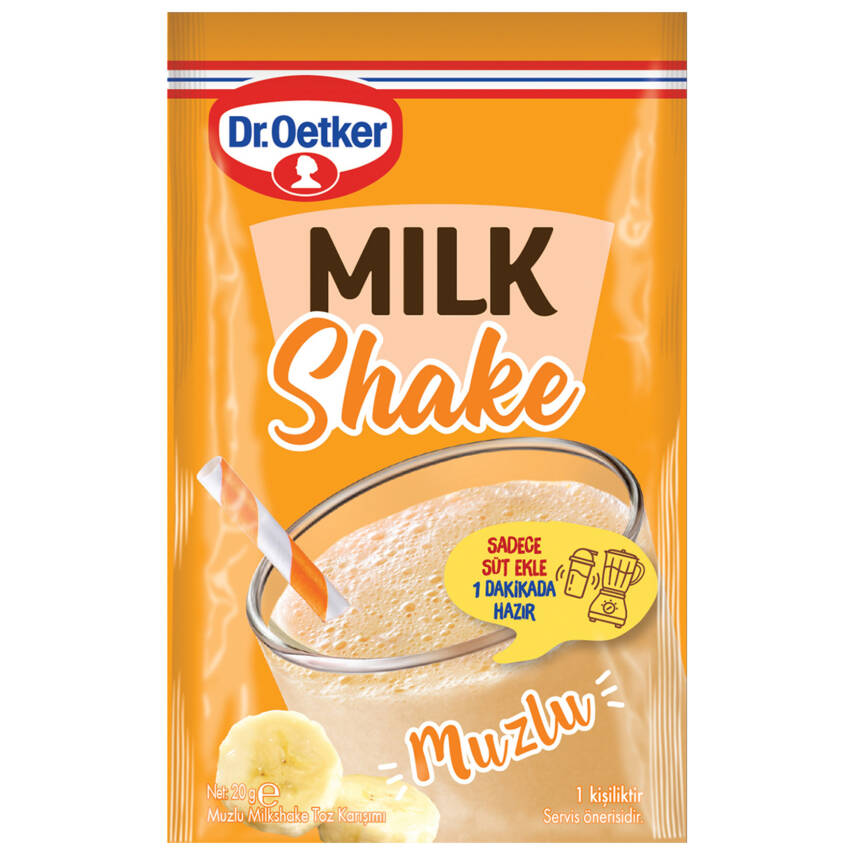 Dr.Oetker Milkshake Toz Karışımı Muzlu 20 G - 1