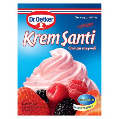 Dr.Oetker Orman Meyveli Krem Şanti 72 G - Dr.Oetker