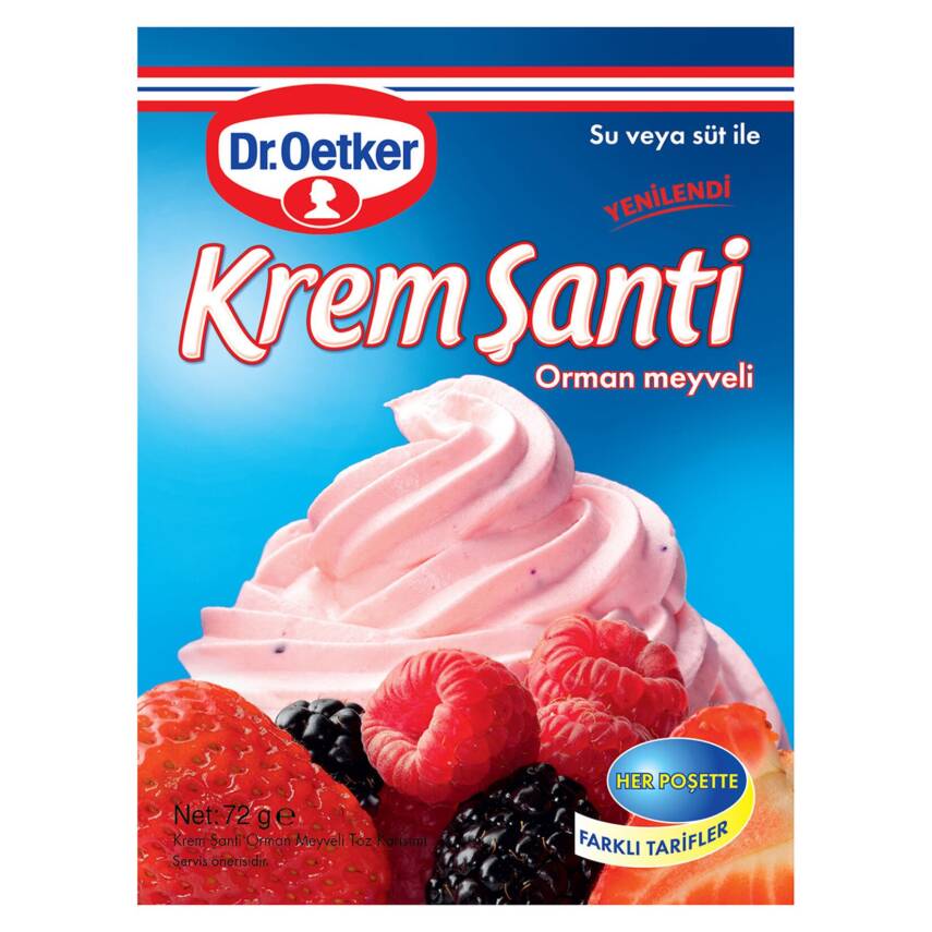 Dr.Oetker Orman Meyveli Krem Şanti 72 G - 1