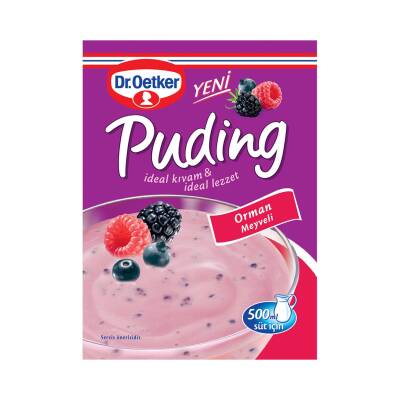 Dr.Oetker Orman Meyveli Puding Toz Karışımı 81 G - Dr.Oetker