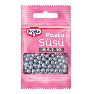 Dr.Oetker Pasta Süsü Gümüş İnci 10 G - Dr.Oetker