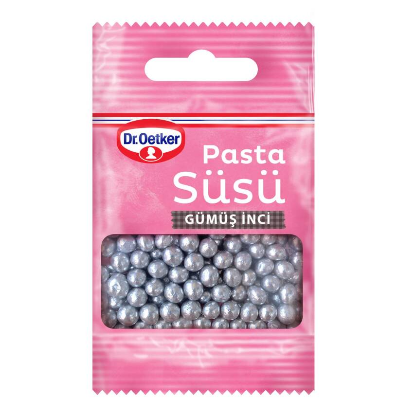 Dr.Oetker Pasta Süsü Gümüş İnci 10 G - 1