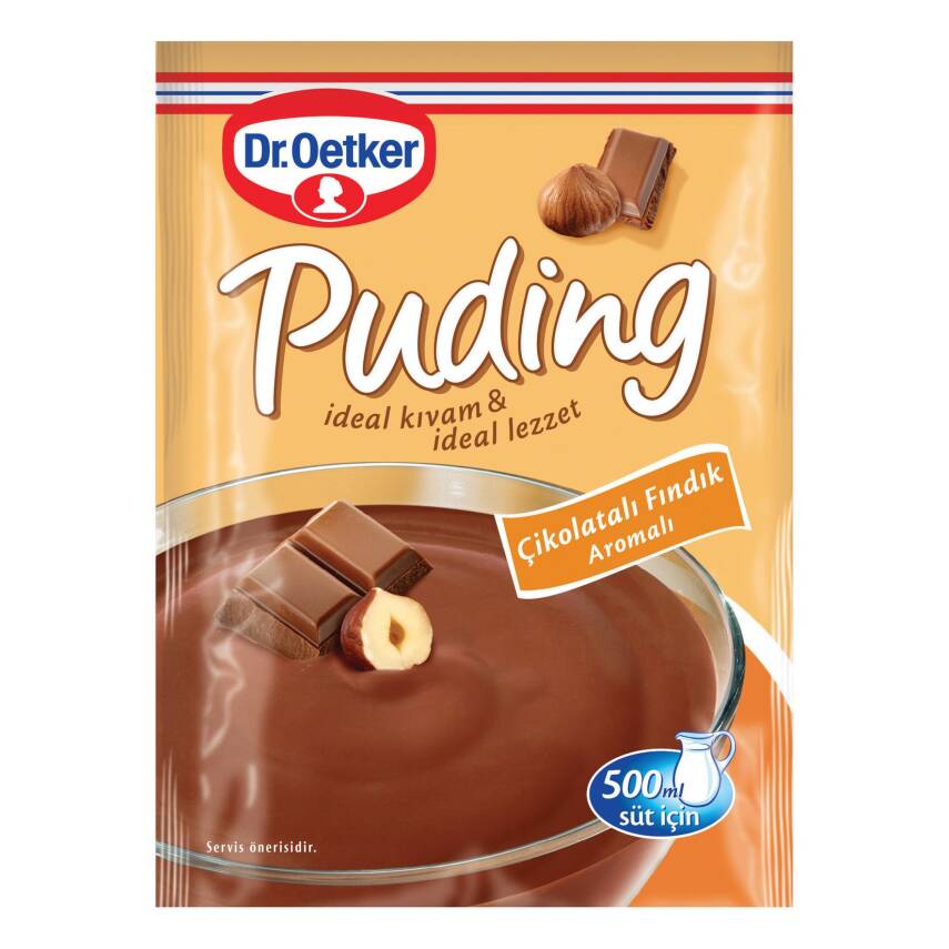 Dr.Oetker Puding Çikolata Fındıklı 102 G - 1