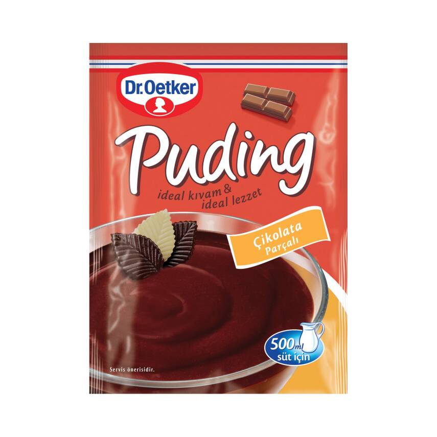Dr.Oetker Puding Çikolata Parçalı 115 G - 1