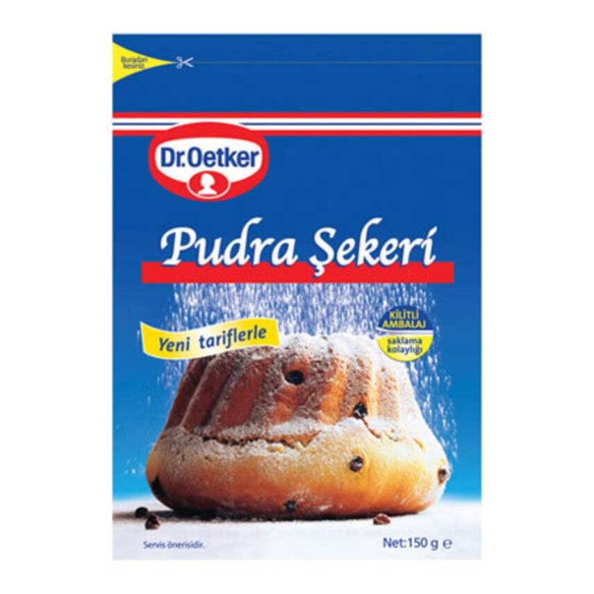 Dr.Oetker Pudra Şekeri Kilitli Ambalaj 150 G - 1