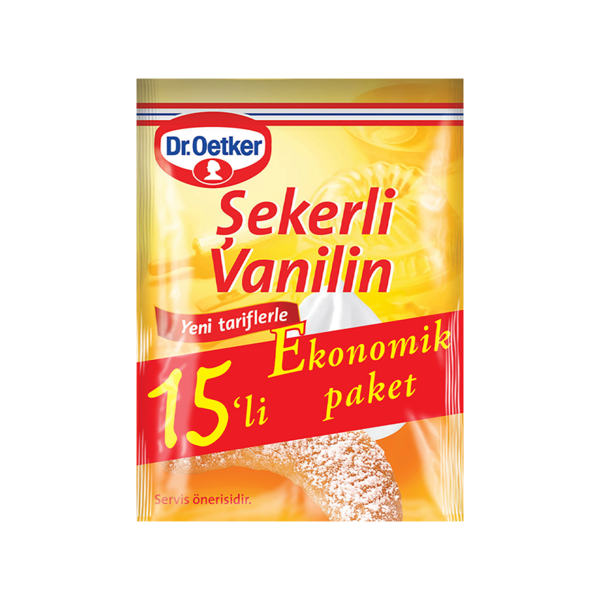 Dr.Oetker Şekerli Vanilin 15'li Paket 75 G - 1