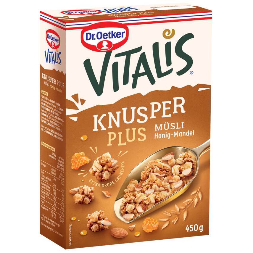 Dr.Oetker Vitalis Knusper Plus Bal Bademli 450 G - 1