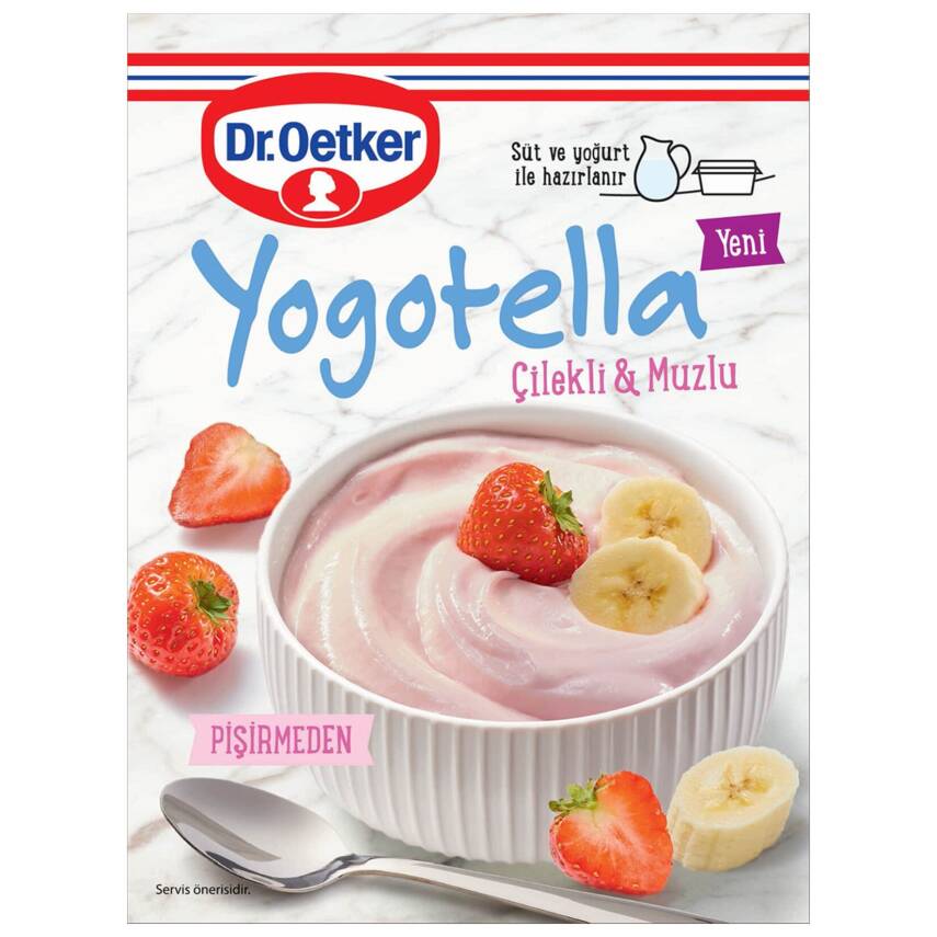 Dr.Oetker Yogotella Çilekli & Muzlu 68 G - 1