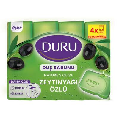 Duru Natural Olive Zeytinyağlı 4X150 G - Duru