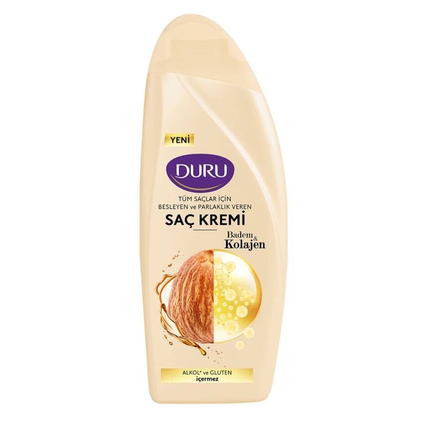 Duru Saç Kremi Kolajen & Badem 500 Ml - 1