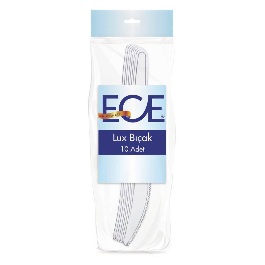 Ece Lüks Plastik Bıçak 10'lu - 1