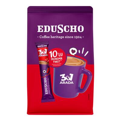Eduscho 3ü 1 Arada Kahve Paket 10 x 17,5 G - Eduscho