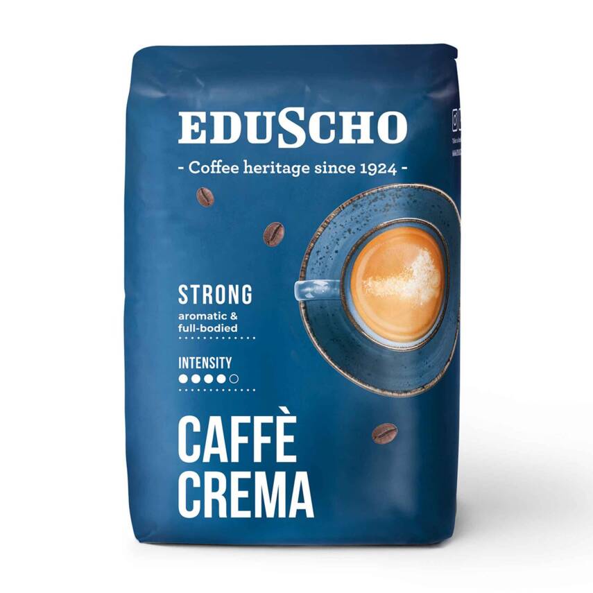 Eduscho Caffe Crema Strong Çekirdek Kahve 500 G - 1