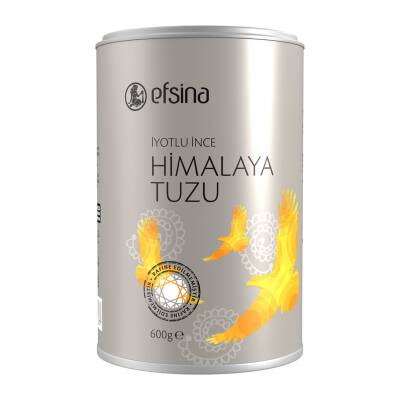 Efsina Himalaya Tuzu (İnce) Silindir Kutu 600 G - Efsina