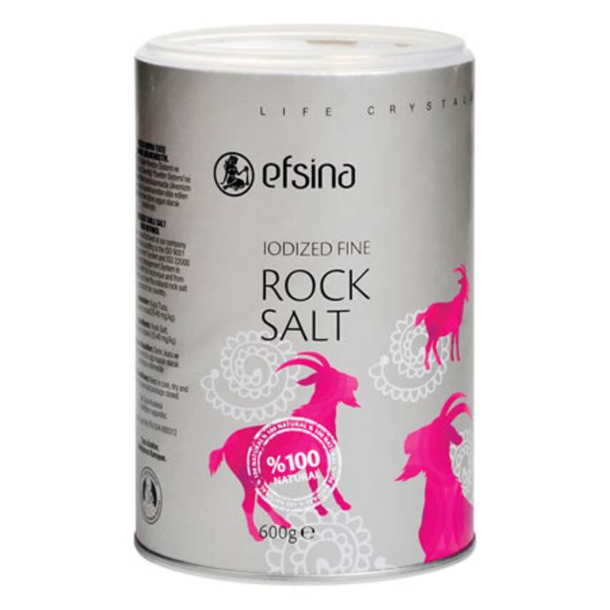 Efsina Kaya Tuzu Silindir Kutu 600 G - 1