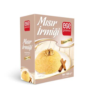 Ege Glutensiz Mısır İrmiği 500 G - Ege Glutensiz