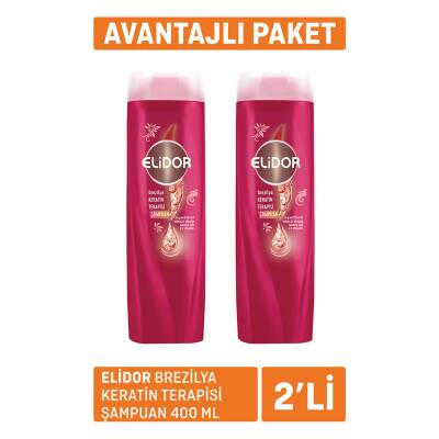 Elidor Brezilya Keratin Terapisi Şampuan 2 x 400Ml - Elidor