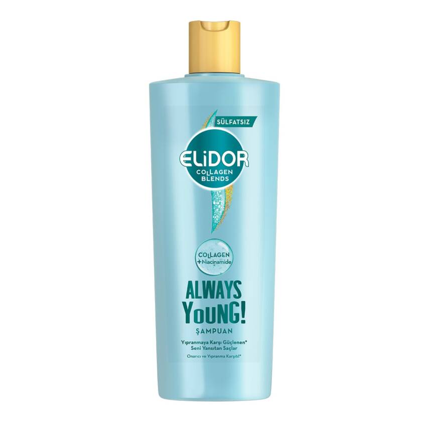 Elidor Sülfatsız Saç Bakım Şampuanı Always Young 350 ml - 1