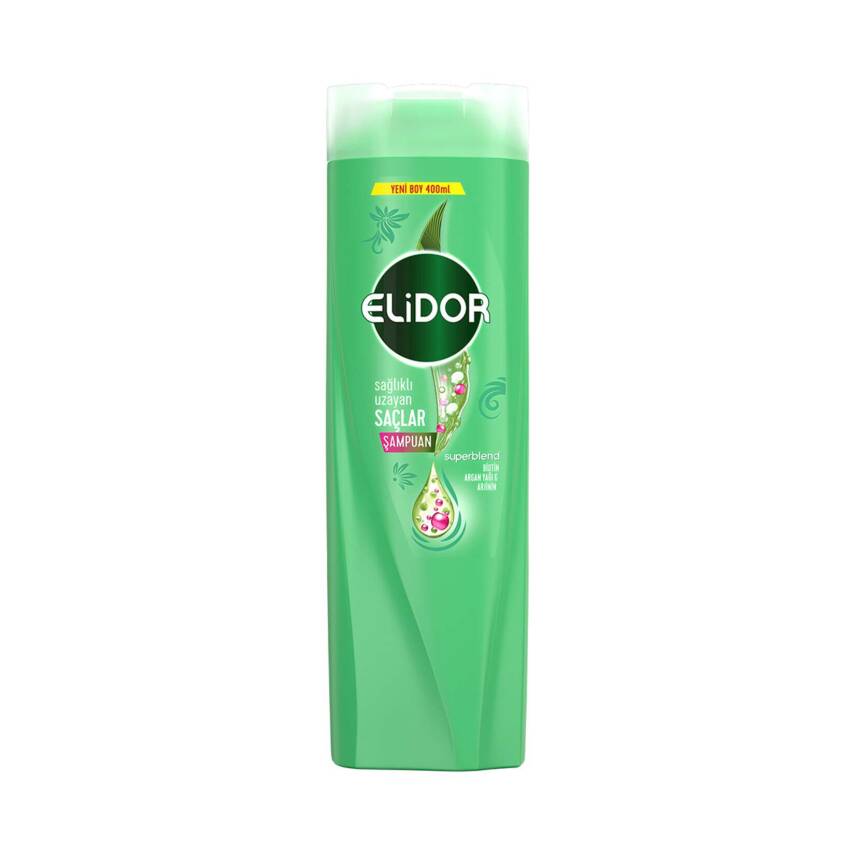 Elidor Superblend Saç Bakım Şampuanı Sağlıklı Uzayan Saçlar 400ml - 1