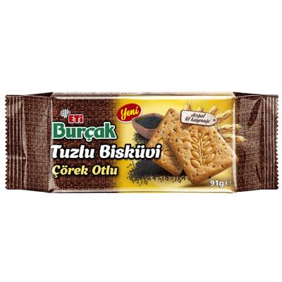 Eti Burçak Tuzlu Çörek Otlu Bisküvi 91 G - Eti