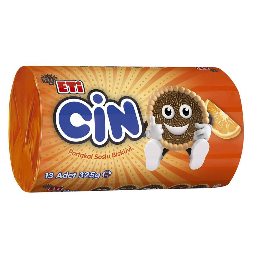 Eti Cin Portakallı Bisküvi 325 G - 1