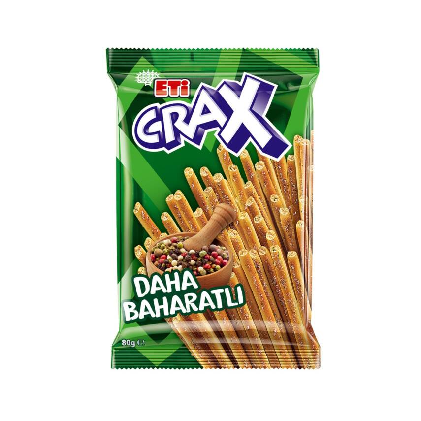 Eti Crax Baharatlı Çubuk Kraker 80 G - 1