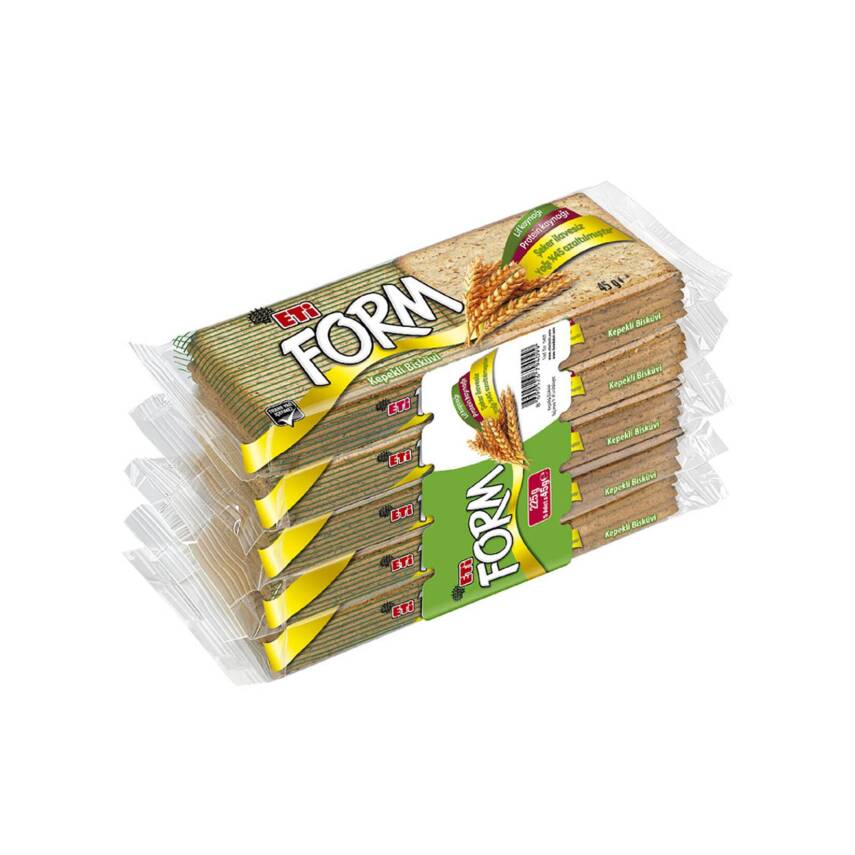 Eti Form Kepekli Bisküvi 5 x 45 G - 1