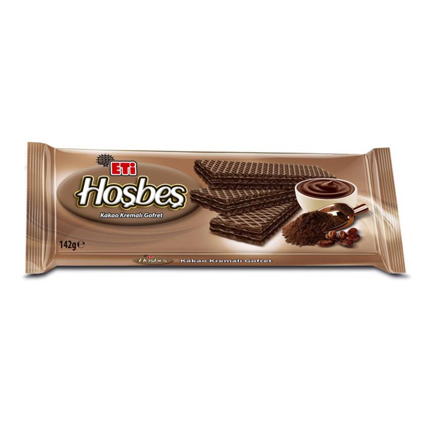 Eti Hoşbeş Kakao Kremalı Gofret 142 g - 1