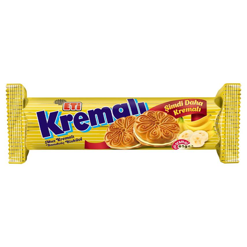 Eti Kremalı Muzlu Bisküvi 61 G - 1
