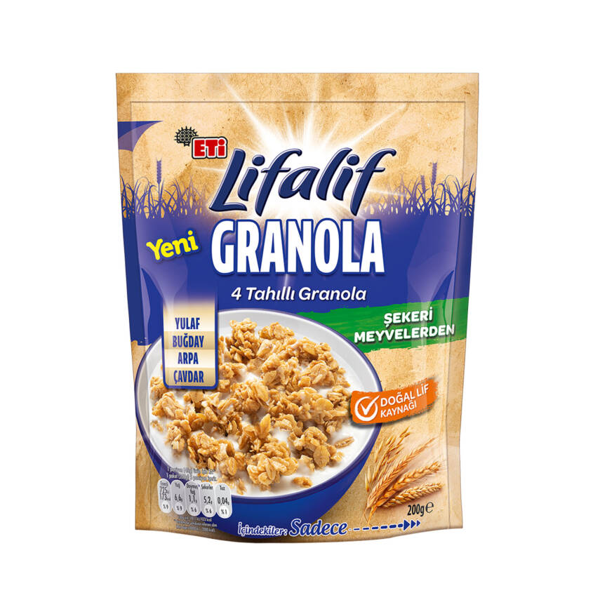 Eti Lifalif 4 Tahıllı Granola 200 G - 1