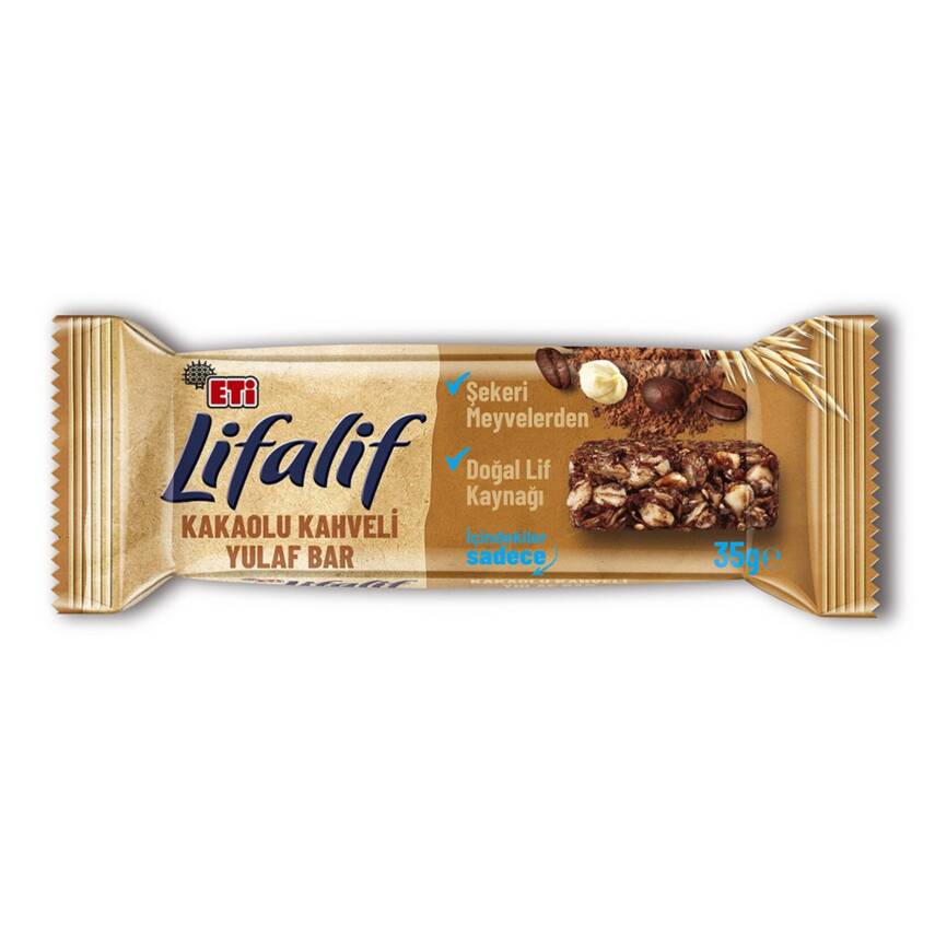 Eti Lifalif Kakaolu Kahvelı Yulaf Bar 35 G - 1