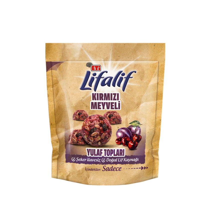 Eti Lifalif Kırmızı Meyveli Yulaf Topları 33 G - 1