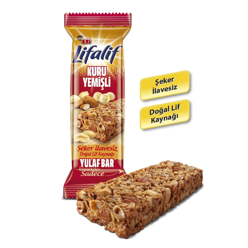 Eti Lifalif Kuru Yemişli Yulaf Bar 35 g - 1