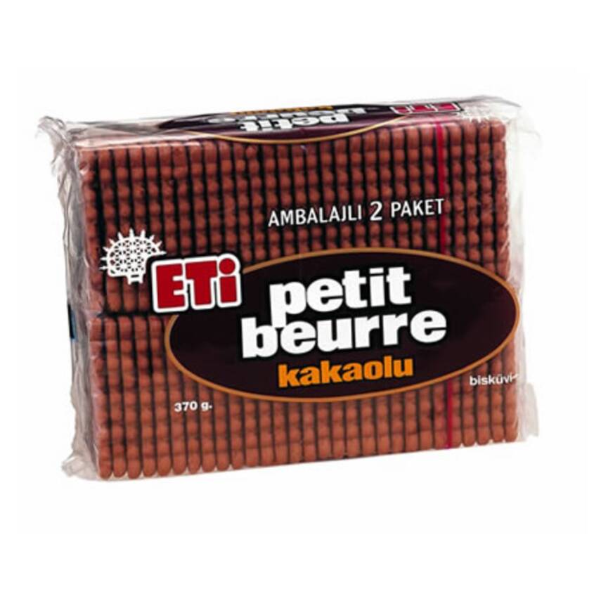 Eti Petit Beurre Kakaolu Bisküvi 370 G - 1