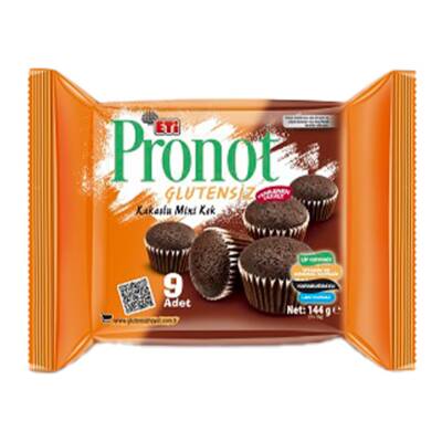 Eti Pronot Kakaolu Kek 144 G - Eti