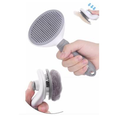 Evvon Tuşlu Tüy Toplayıcı Pet Tarağı - Evvon