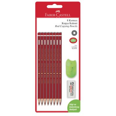 Faber Castel Kırmızı Kopya 8'Li Set - Faber Castell