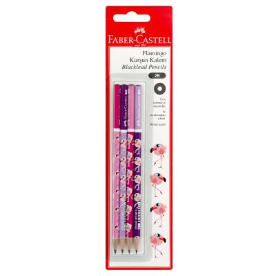 Faber Castell Bls Flamingo Kurşun Kalem 4'Lü - Faber-Castell
