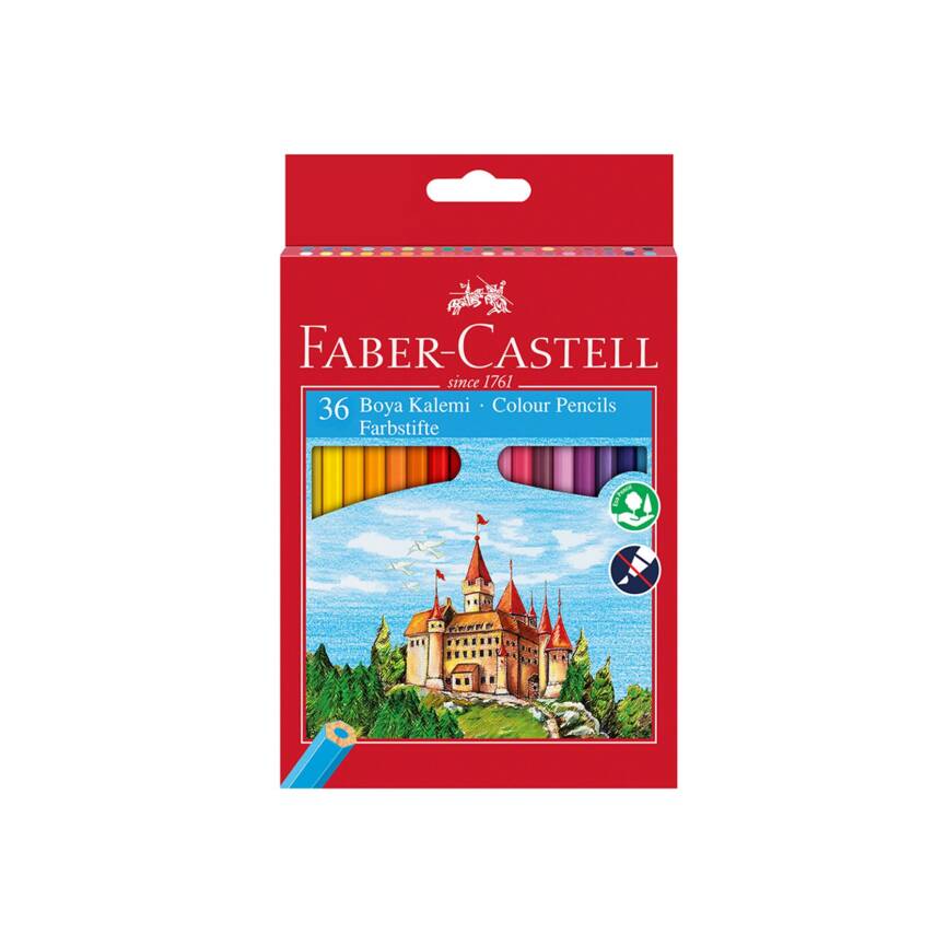 Faber Castell Boya Kalemi Karton K 36'lı - 1