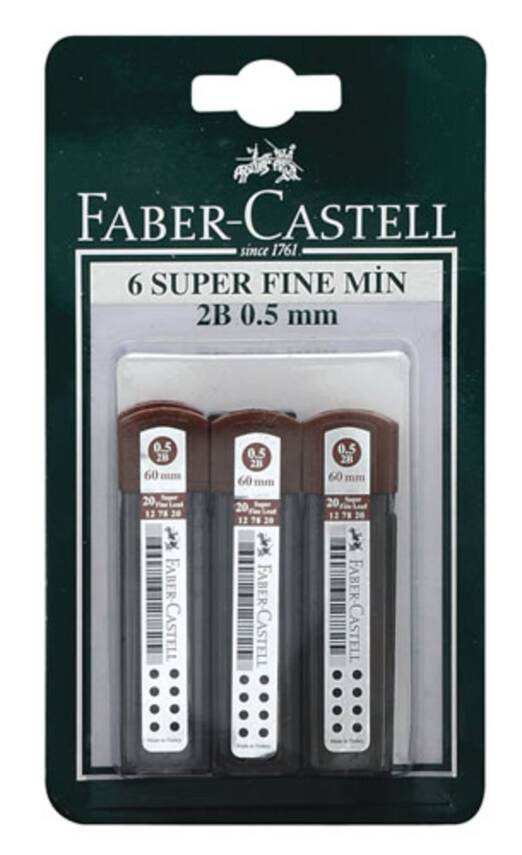 Faber Castell Grıp Mın 0.5 2B 6'Lı - 1