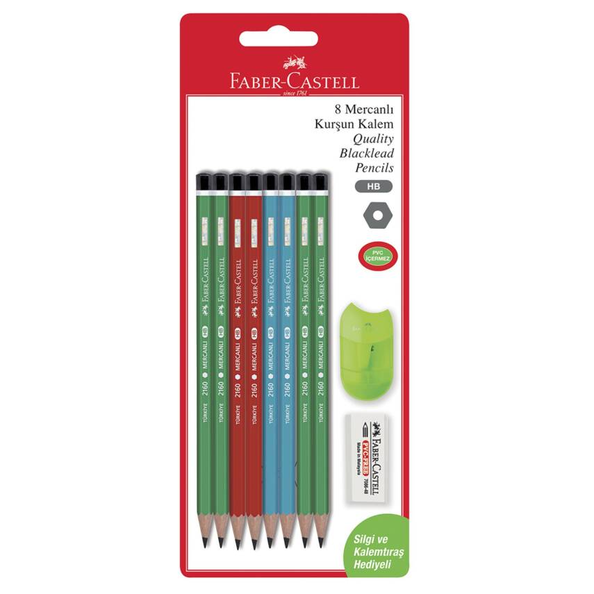 Faber Castell Mercanlı 8'Li Set - 1