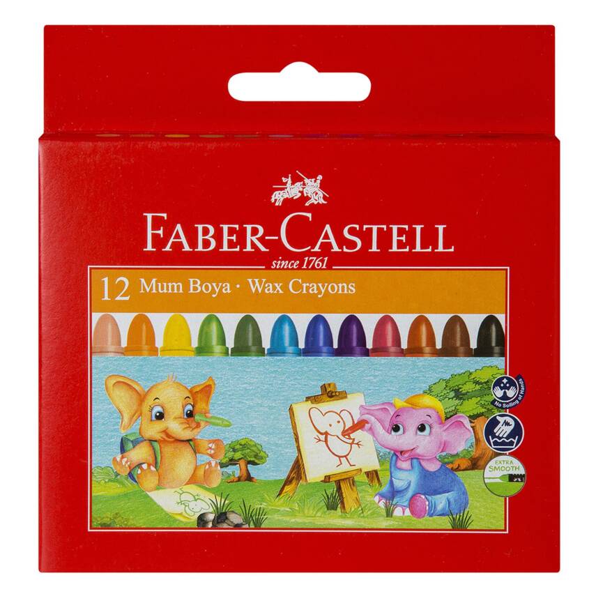 Faber Castell Mum Boya 12 Renk Set - 1