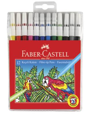 Faber Castell Redline 12'li Keçeli Kalem - Faber Castell