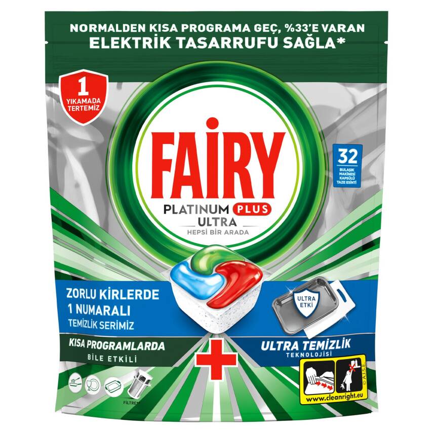Fairy Platinum Plus Ultra Tablet 32'li 496 G - 1