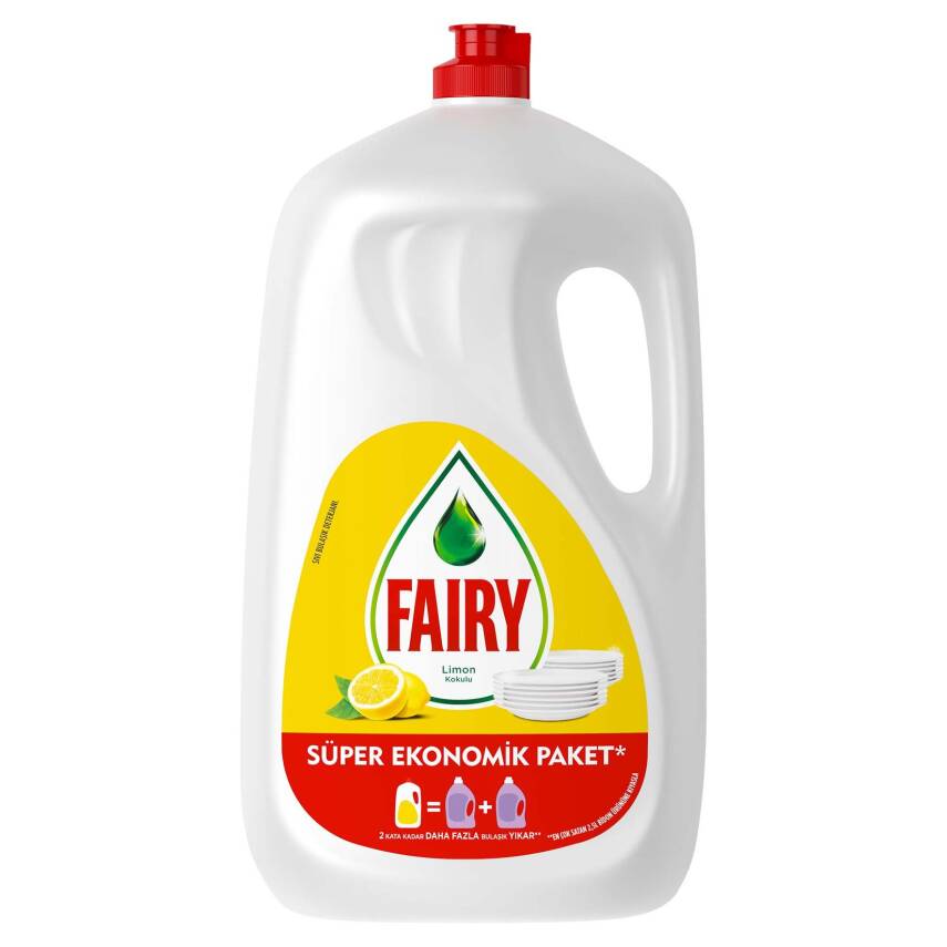 Fairy Sıvı Bulaşık Deterjanı Limon Kokulu Süper Ekonomik Paket 2.6 L - 1