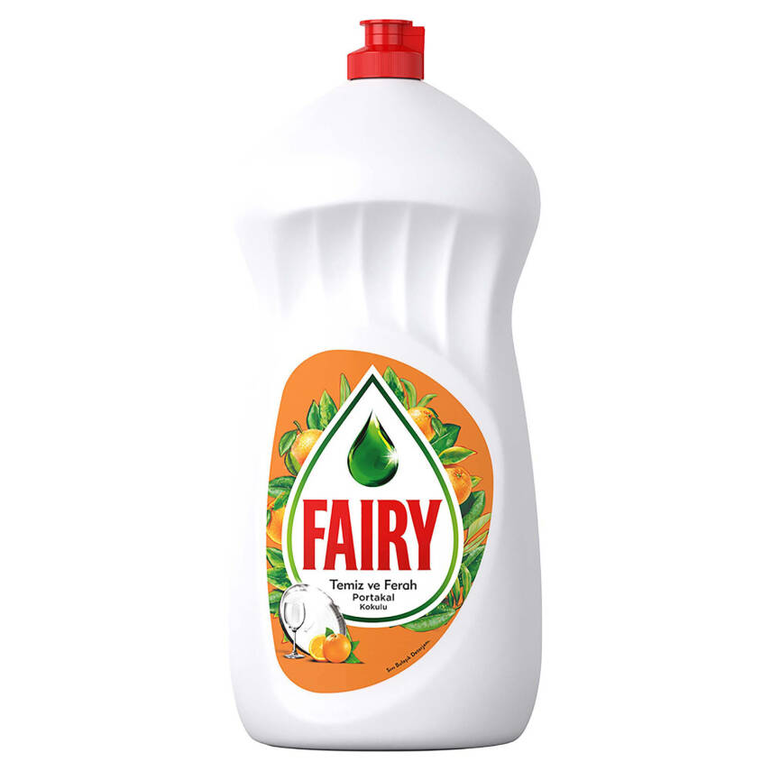 Fairy Temiz ve Ferah Portakal Kokulu Sıvı Bulaşık Deterjanı 1.5 L - 1