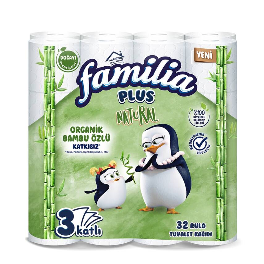 Familia Plus Natural Tuvalet Kağıdı 32'li - 1