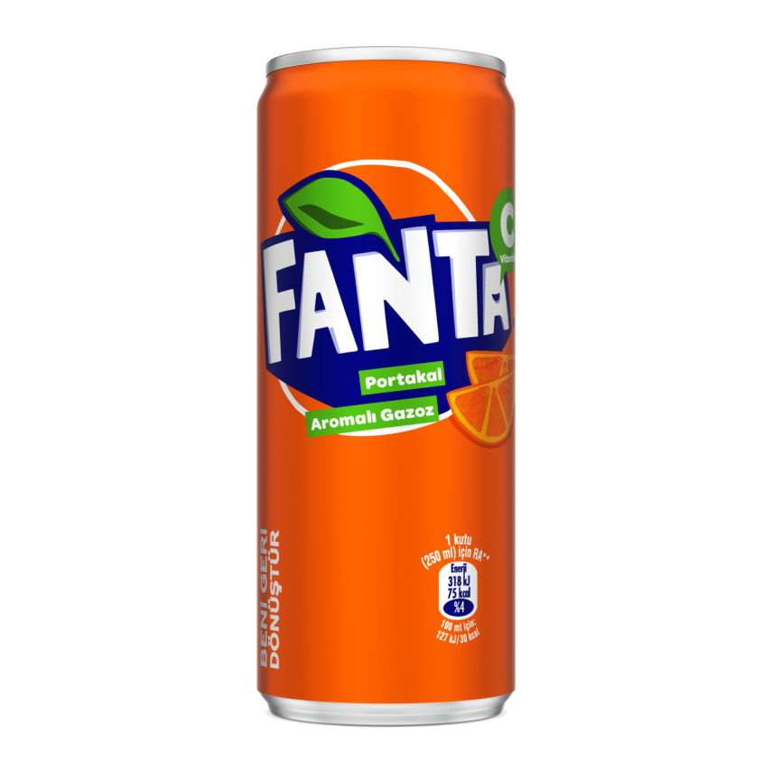 Fanta Portakal Aromalı Kutu 250 ML - 1